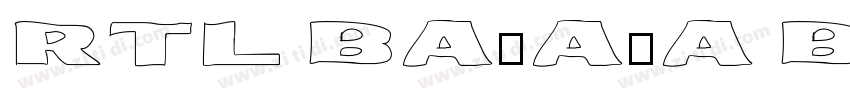 RTL Banana Bold字体转换